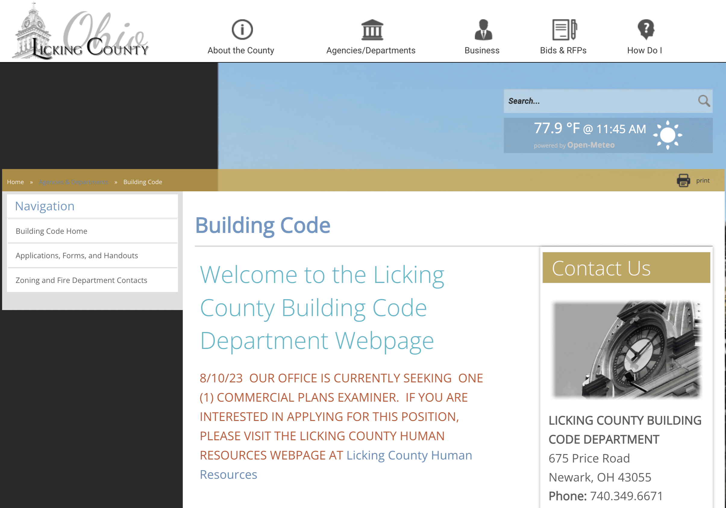 Licking County Building Code Department